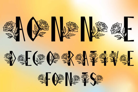 Aonne: The Romantic Decorative Font for Campaign Visuals
