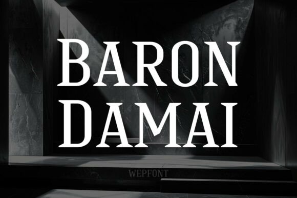 Baron Damai: A Serif Font for Refined Digital Branding