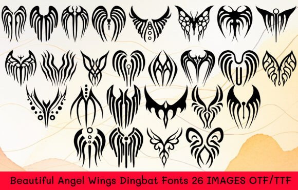 Beautiful Angel Wings Typeface: Elevating Digital Brand Identity