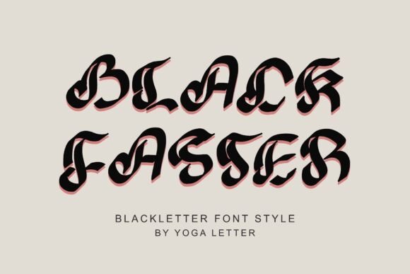 Black Faster Typeface Review: A Bold Blackletter for Modern Brand Identity