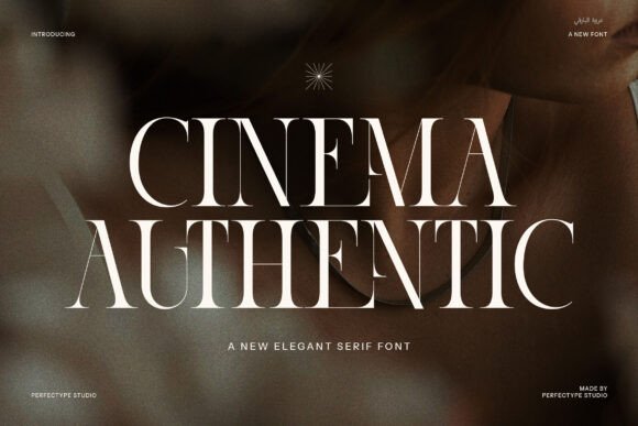 Cinema Authentic: A Premium Serif Font for Elegant Craft Designs