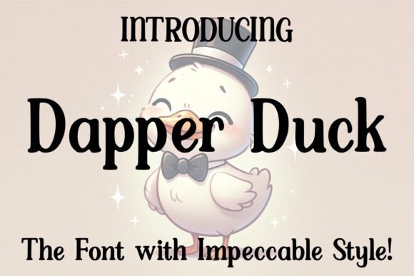 Dapper Duck: A Timeless Serif for Handmade Branding