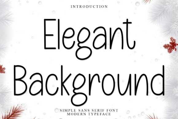 Elegant Background Typeface: Elevating Campaign Visuals
