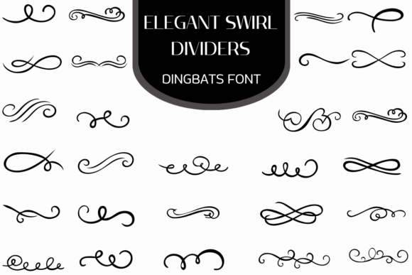 Elegant Swirl Dividers Typeface Review