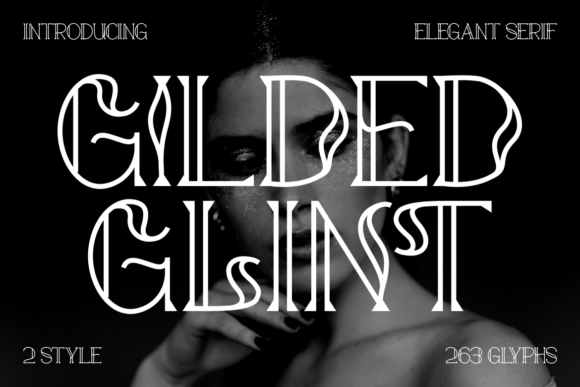 Gilded Glint: A Modern Serif for Luxury Brand Identity