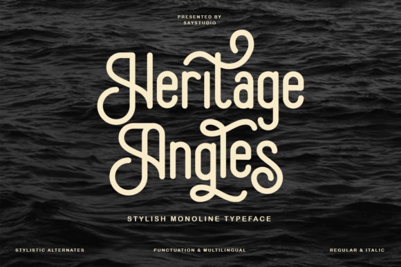 Heritage Angles: The Perfect Rounded Sans Serif for Crafters