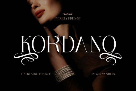 Kordano: The Elegant Serif Typeface for Refined Brand Identity