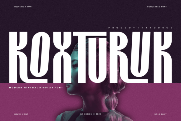 Koxturuk: Elevating Editorial Design with Bold Serif Typography