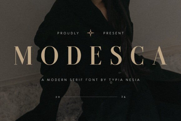 Modesca: The Modern Luxury Serif Font for Polished Branding