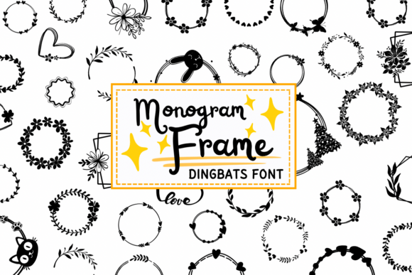 Monogram Frame: A Display Font for Editorial Design and Brand Identity