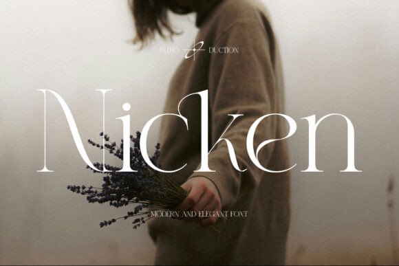 Nicken: The Elegant Serif Font for Modern Brand Identity