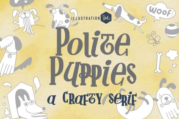 Polite Puppies: A Premium Serif Font for Polished Brand Identity