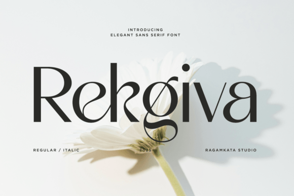 Rekgiva: A Modern Sans Serif Typeface for High-Impact Web Design