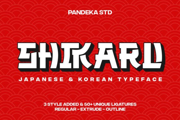 Shikaru Typeface Review: Elevating Digital Campaigns with Modern Asian-Inspired Design