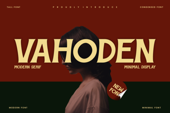 Vahoden: The Elegant Serif Font for Polished Brand Identity