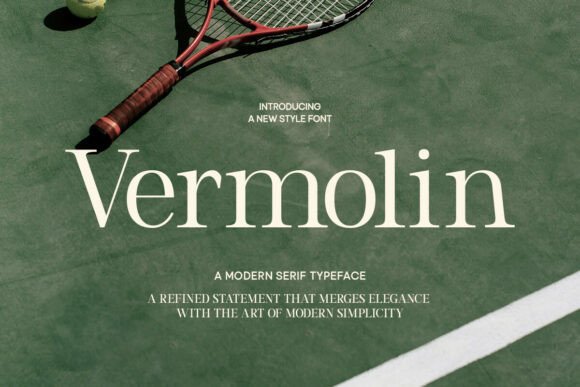 Vermolin Typeface: Elevating Brand Identity with Refined Serif Design
